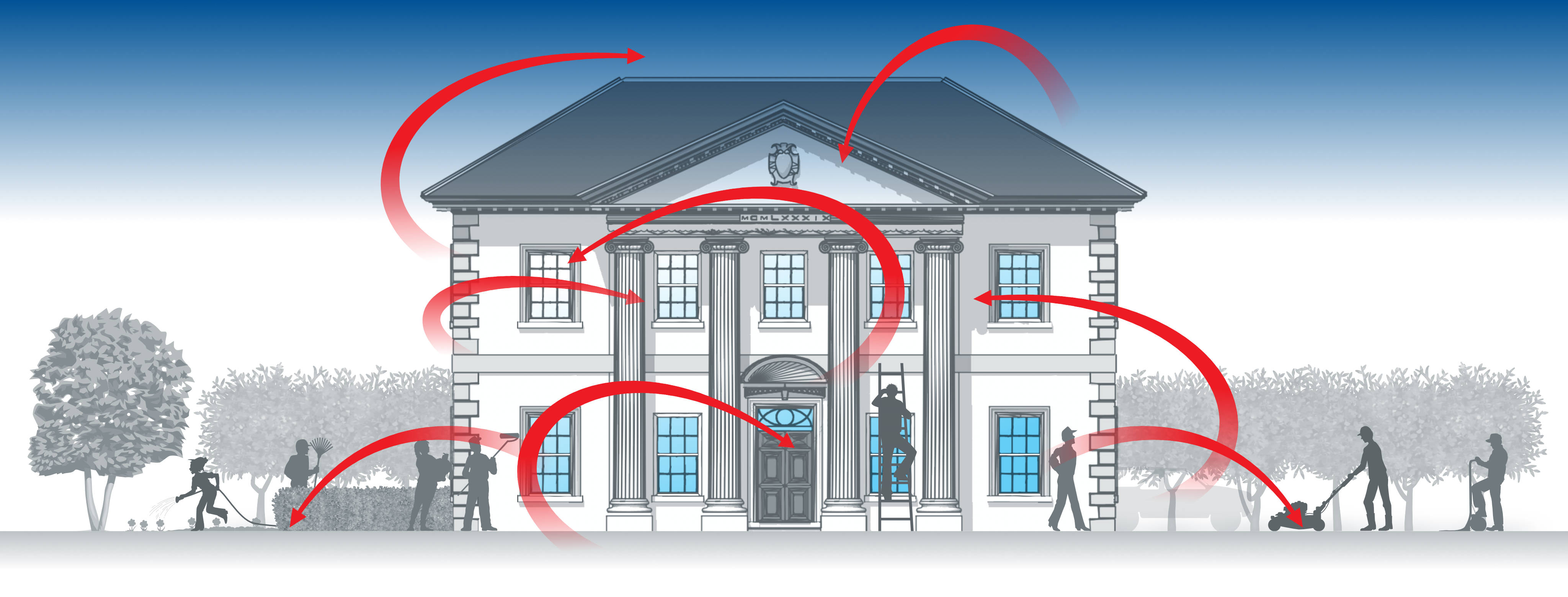 Illustration Hausmeisterservice