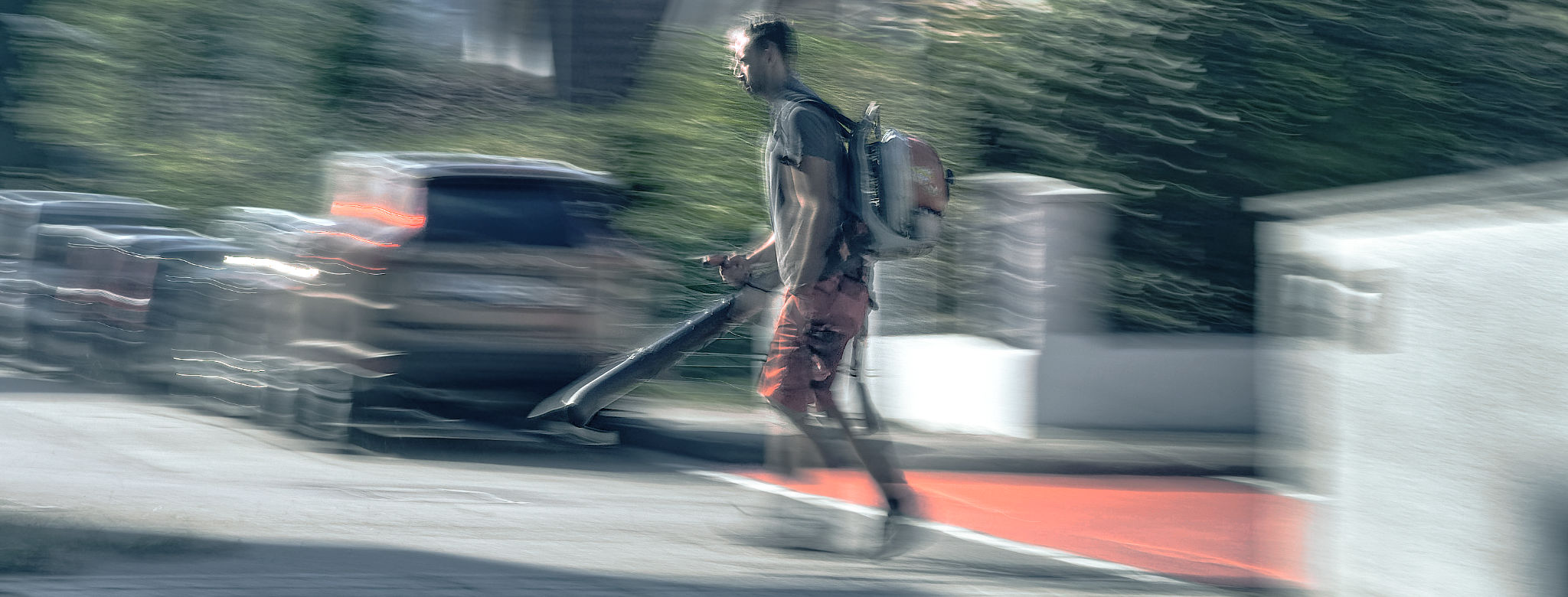 Team-KJH Hausmeisterdienst Laub blasen